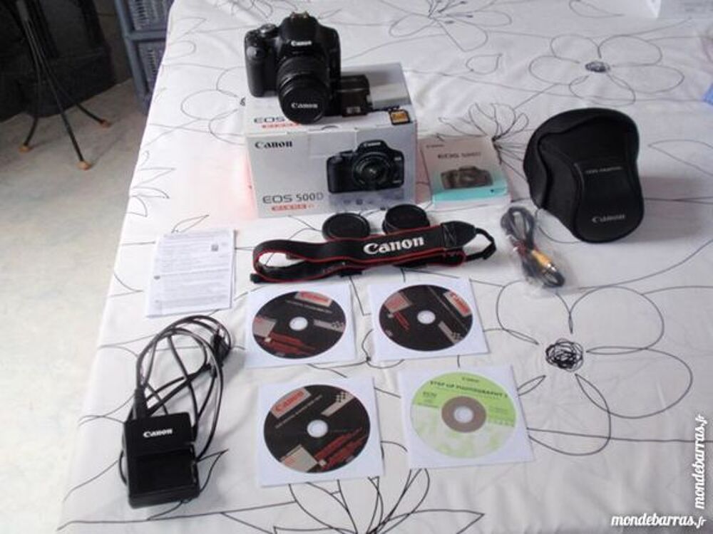 Appareil photoCANON EOS500D objectif EF-S 18-55 IS Photos/Video/TV