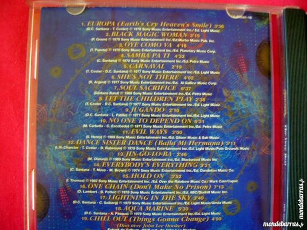 CD SANTANA The Very Best Of CD et vinyles