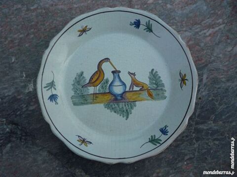 Assiette/faience déco/fable de la Fontaine 25 Castres (81)