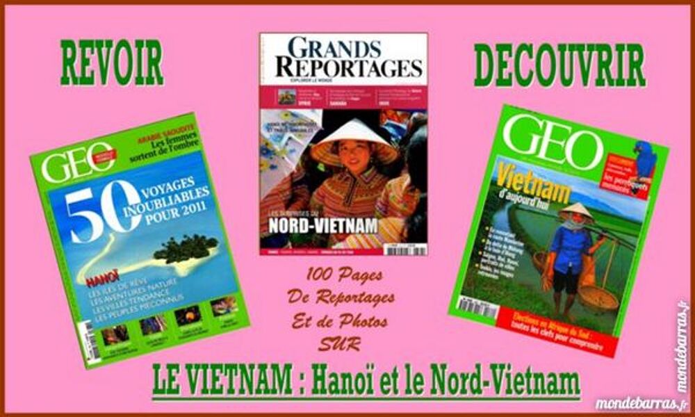 NORD ET SUD VIETNAM Livres et BD