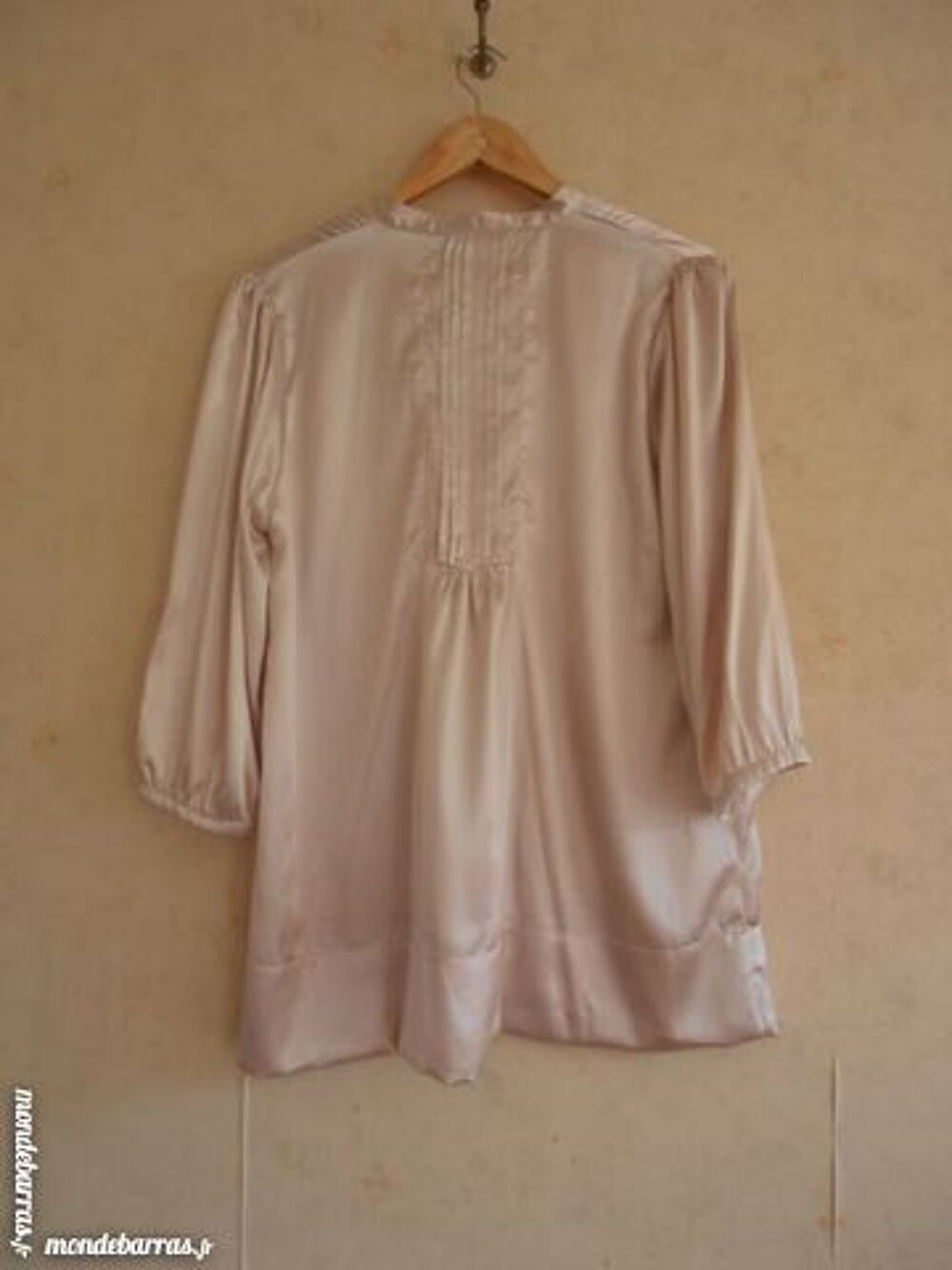 Tunique beige ros&eacute; Vêtements