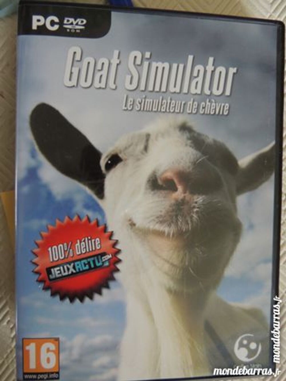 &quot;JEU PC &quot;&quot;GOAT SIMULATOR&quot;&quot; COMME NEUF&quot; Consoles et jeux vidos