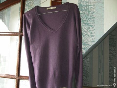 pull en v aubergine  cache cache 5 Laventie (62)