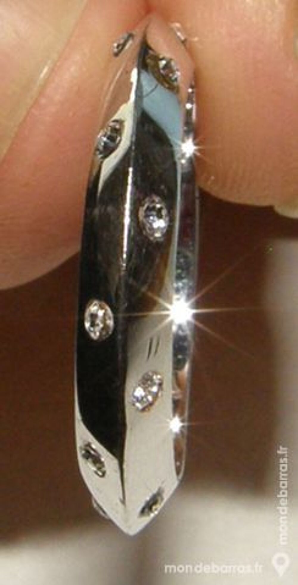 Alliance argent 18 ZIRCONIAS Bijoux et montres