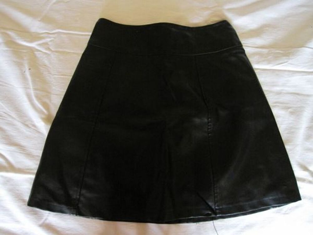 Jupe en simili cuir femme taille 34 Vêtements