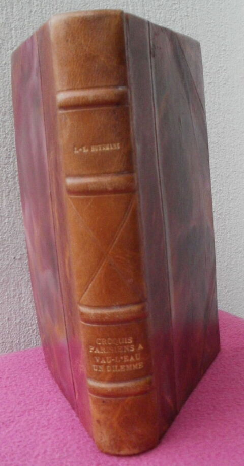 1913 J.K HUYSMANS Croquis parisiens a vau-l'eau Un dilemne 12 Montauban (82)