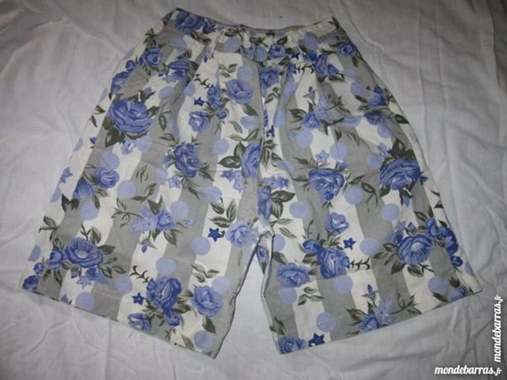 Short type bermuda Taille 16 ans Blanc fille Vêtements enfants