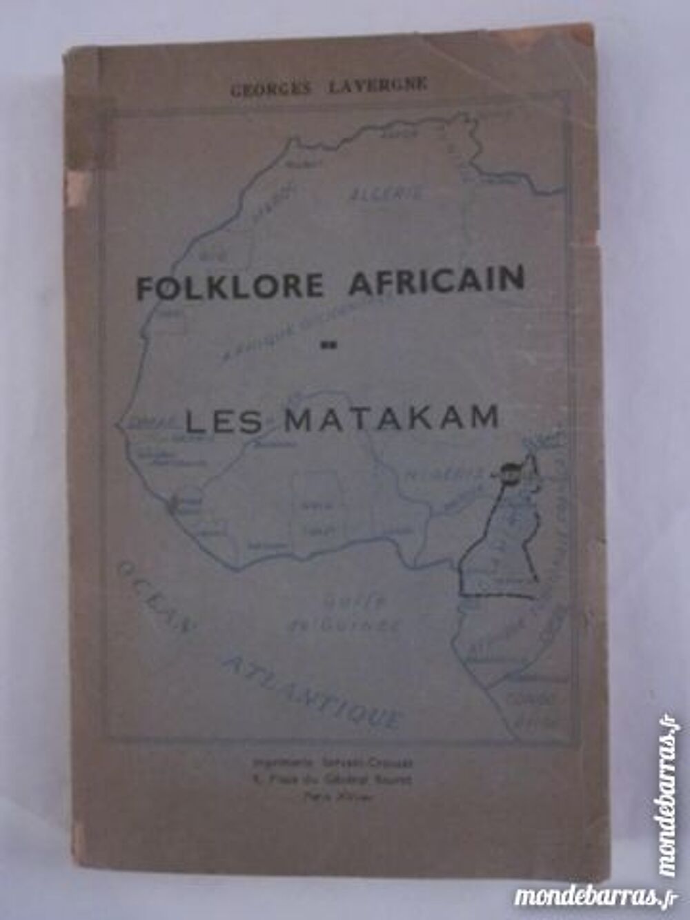 FOLKLORE AFRICAIN - LES MATAKAM Livres et BD
