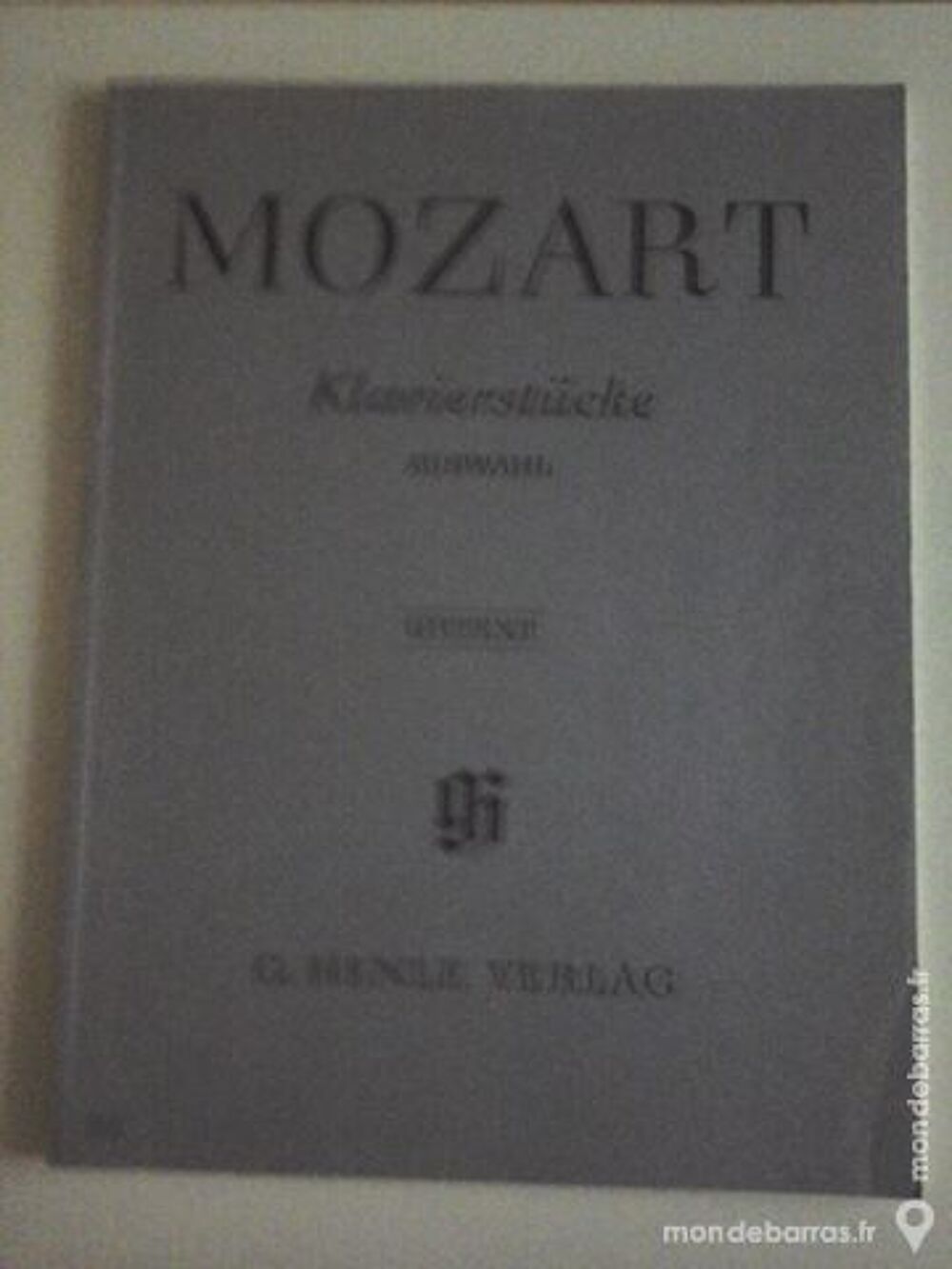 PIECES POUR PIANO-MOZART frais de port inclus Instruments de musique