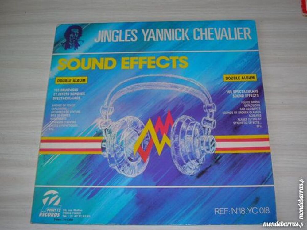DOUBLE 33 TOURS YANNICK CHEVALIER Sound effects CD et vinyles