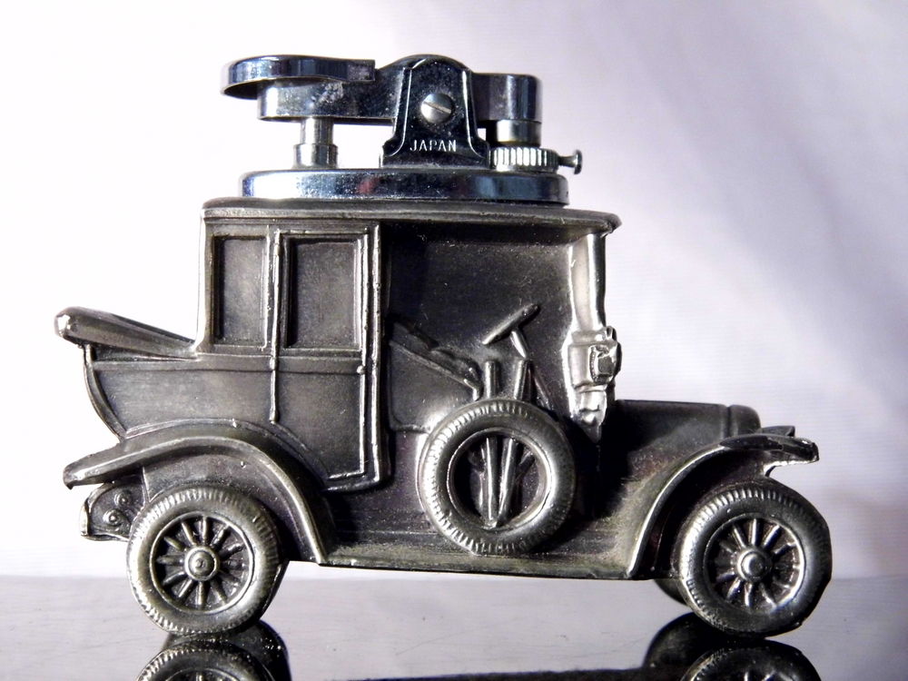 Briquet gaz MERCEDES BENZ 1910 voiture ancienne tacot 