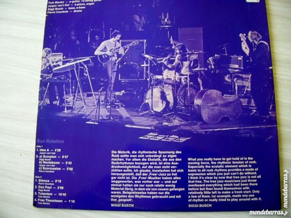 33 TOURS ASSOCIATION P.C. Sun rotation PROGRESSIF CD et vinyles