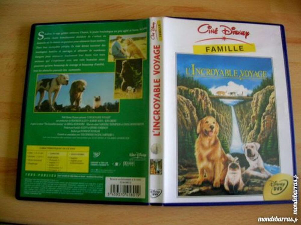 DVD L'INCROYABLE VOYAGE I - Walt Disney DVD et blu-ray
