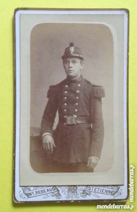 CDV Photo militaire - Ant.Rebeaud - St Etienne 5 Nice (06)