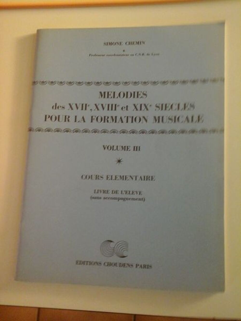 FORMATION MUSICALE Instruments de musique