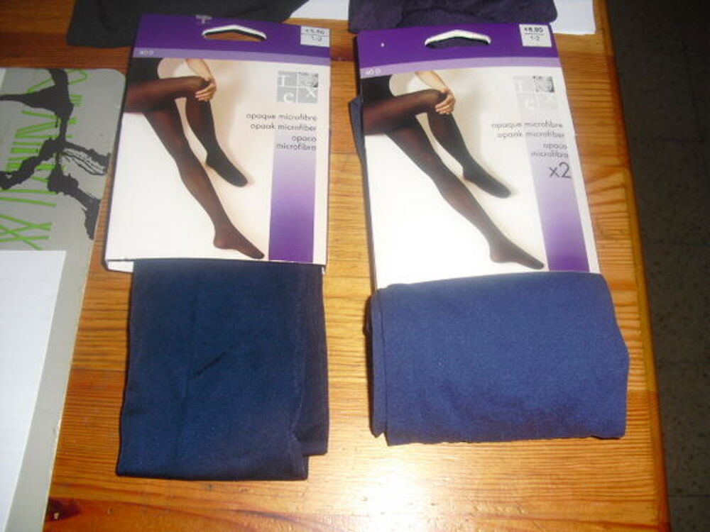 collants:/Legging OPAQUES NEUF TAILLE 1/2 LOT DE 5 Vêtements