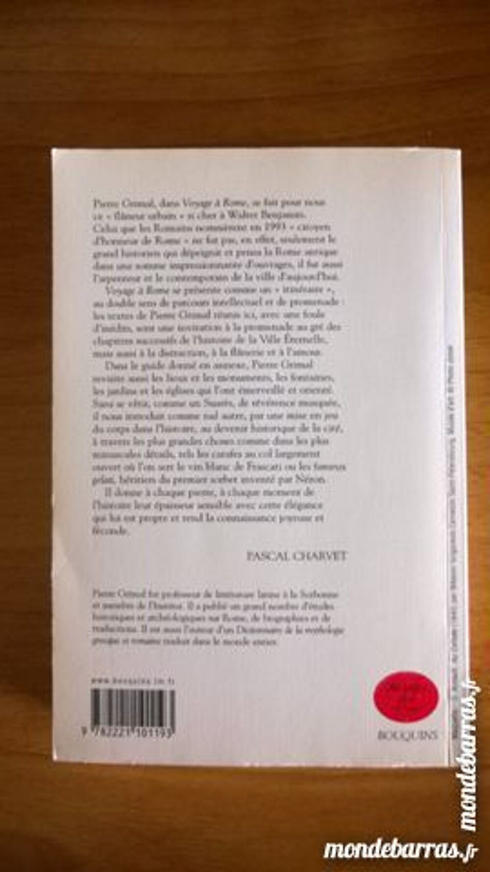 Pierre Grimal - Voyage &agrave; Rome Livres et BD