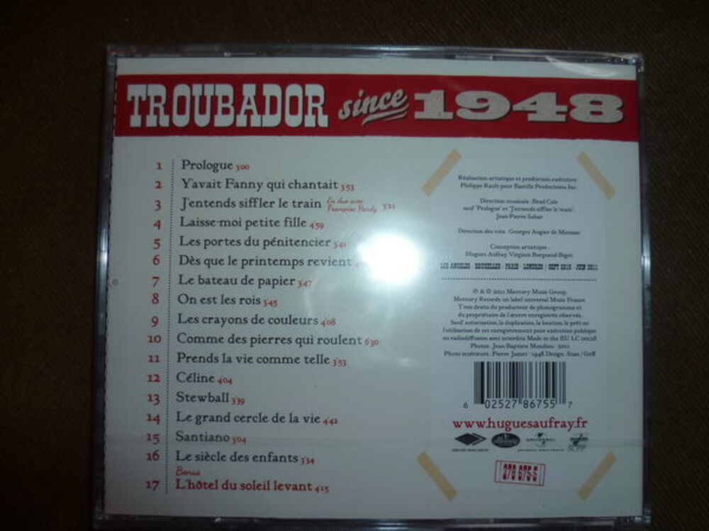 CD NEUF SOUS BLISTER HUGUES AUFRAY CD et vinyles