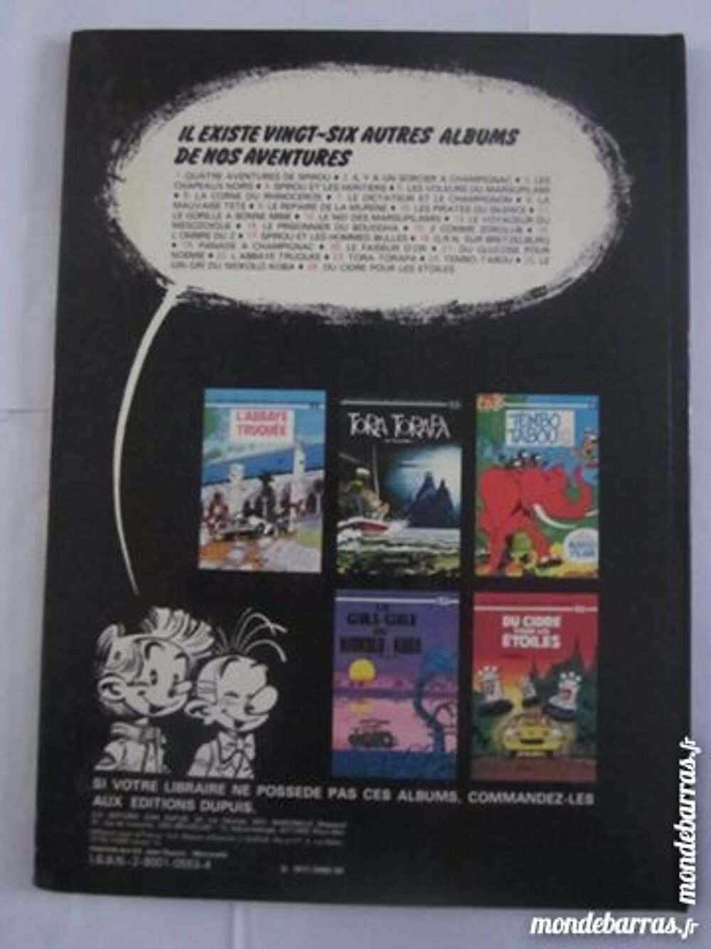 BD E O SPIROU ET FANTASIO N&deg; 27 L' ANKOU Livres et BD