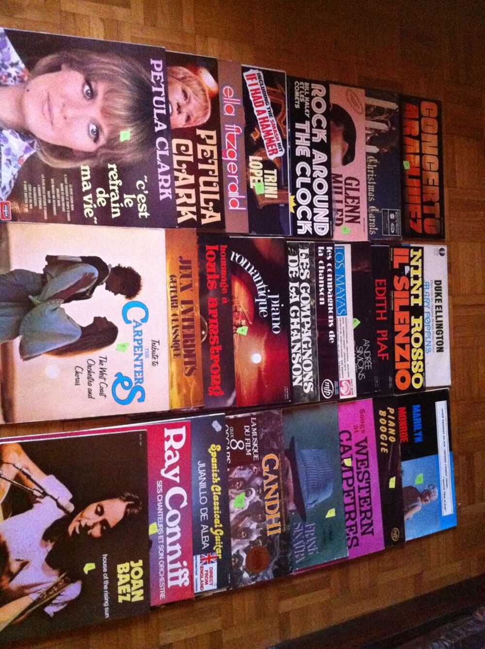 Lot de disques vinyles 33T des ann&eacute;es 60-70 CD et vinyles
