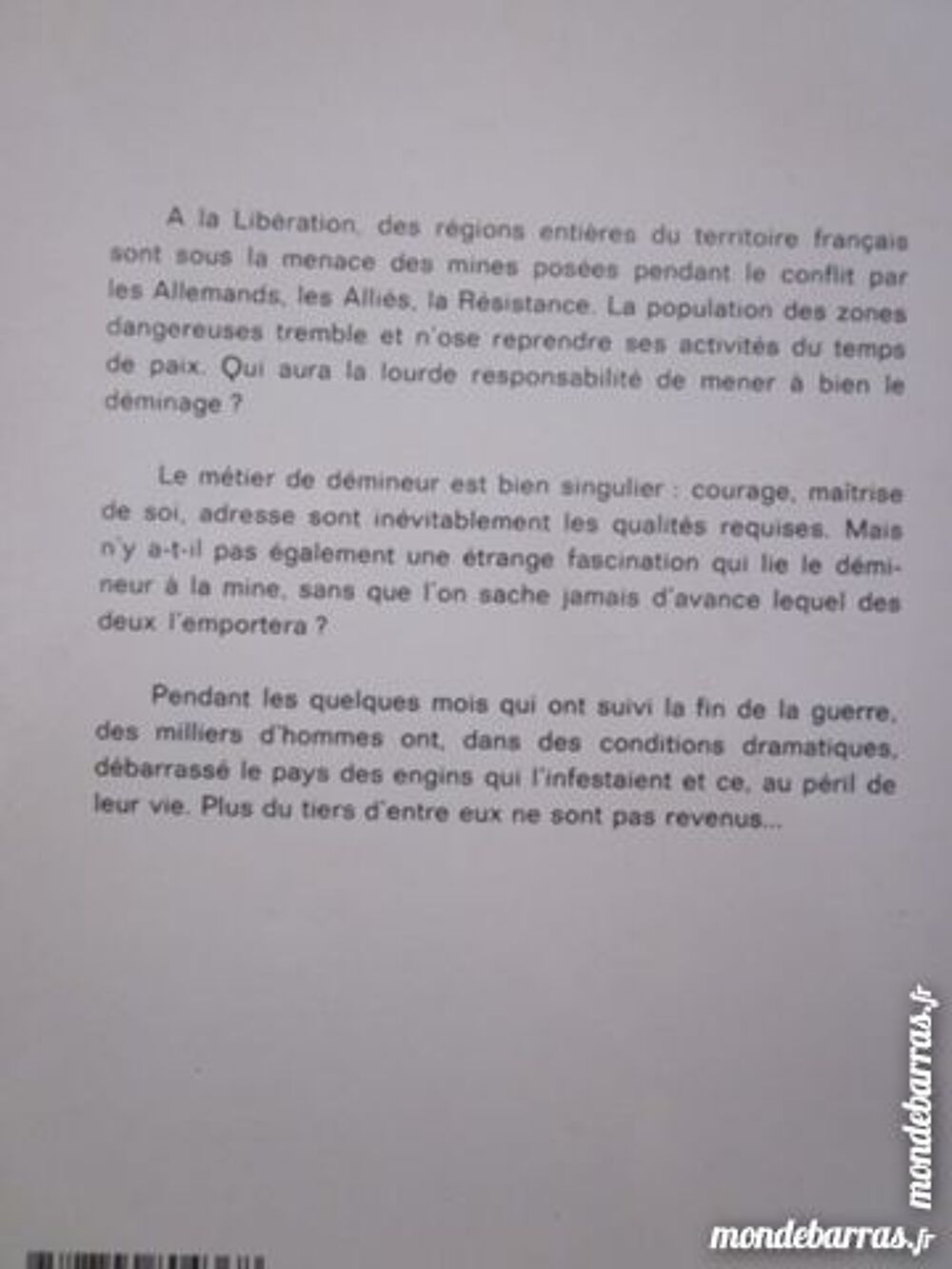 ATTENTION MINES 1944 -1947 par D. VOLDMAN Livres et BD