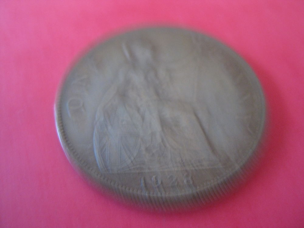 pi&eacute;ce britanique 1928 