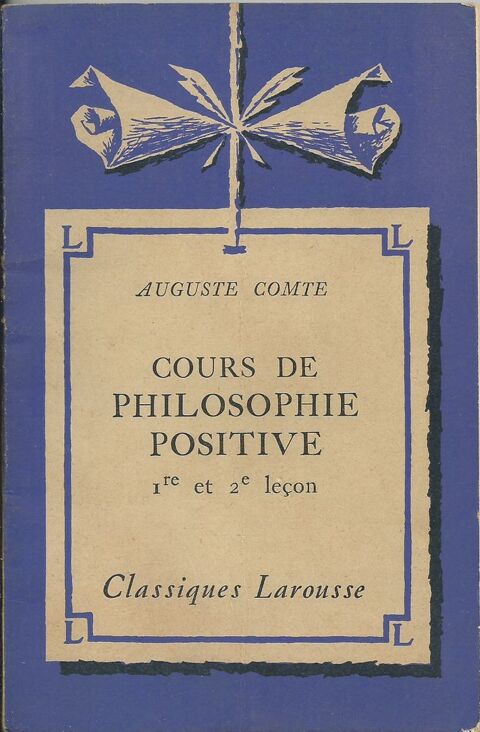 livre, philosophie positive A.Comte 1936 12 Tours (37)