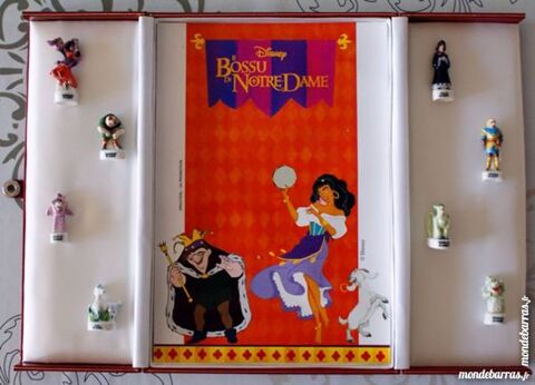  Fèves porcelaine Disney   Bossu Notre Dame    8 Cabestany (66)