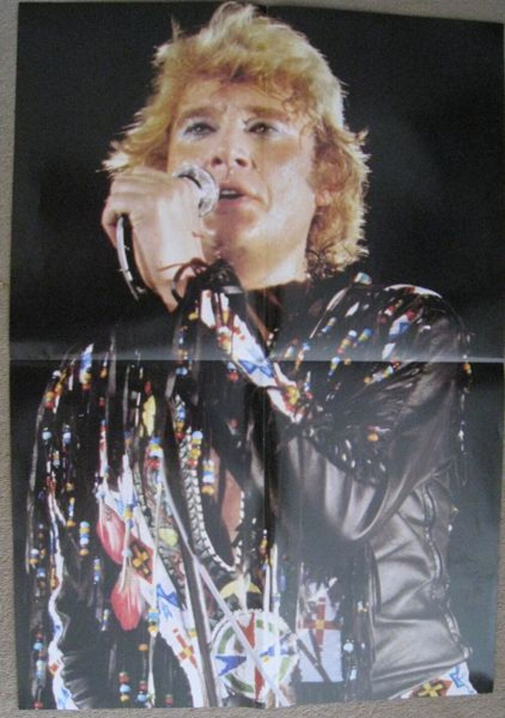 Poster Michael Jackson &amp; Johnny Hallyday CD et vinyles