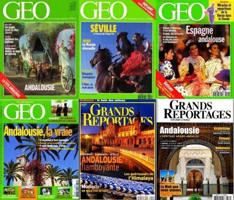 voici 6 revues sur L'ANDALOUSIE /les-livres-de-jac 18 Lille (59)