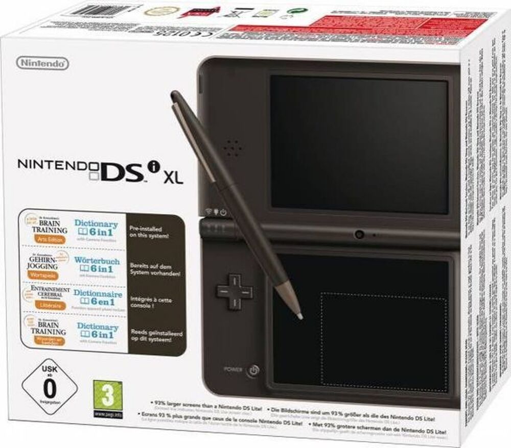 Nintendo DSI XL Chocolate Consoles et jeux vidos