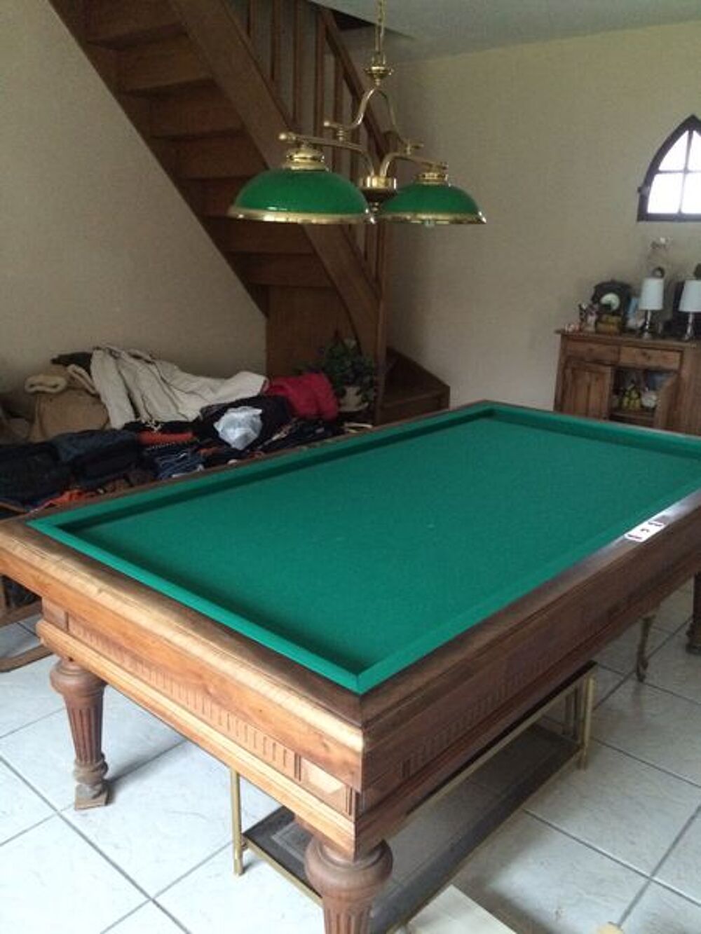 Billard style Louis XVI + accessoires + Lustre Jeux / jouets