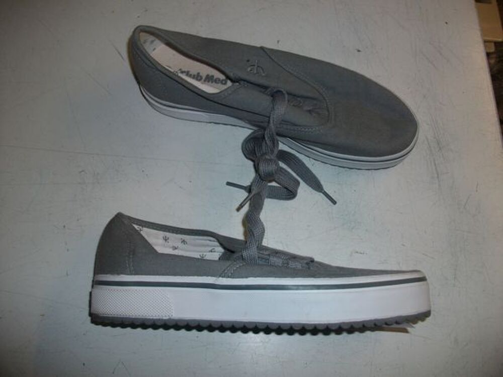 Basket Gris Club Med pointure 38-neuves- &agrave; 5 € Chaussures