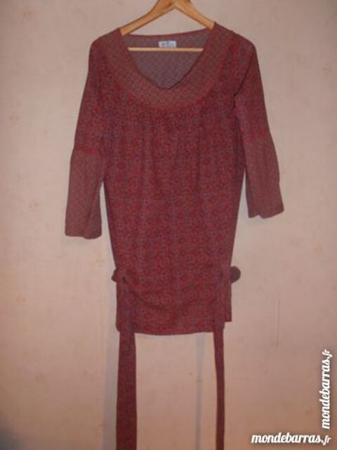 Tunique beige et orange 15 Tours (37)