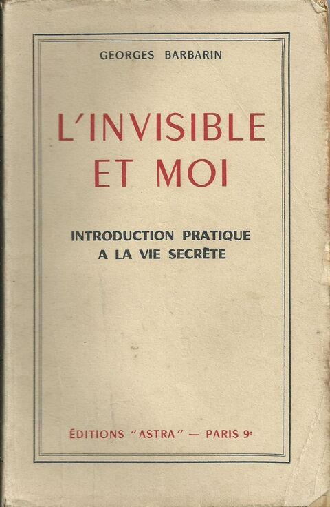 livre , linvisible et moi G,Barbarin 1951 15 Tours (37)