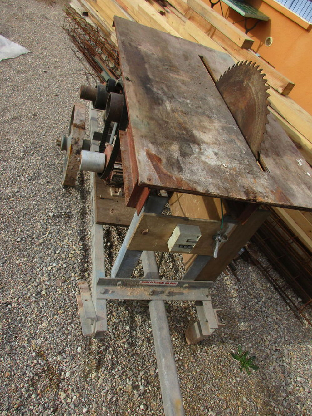 BANC DE SCIE CIRCULAIRE Bricolage