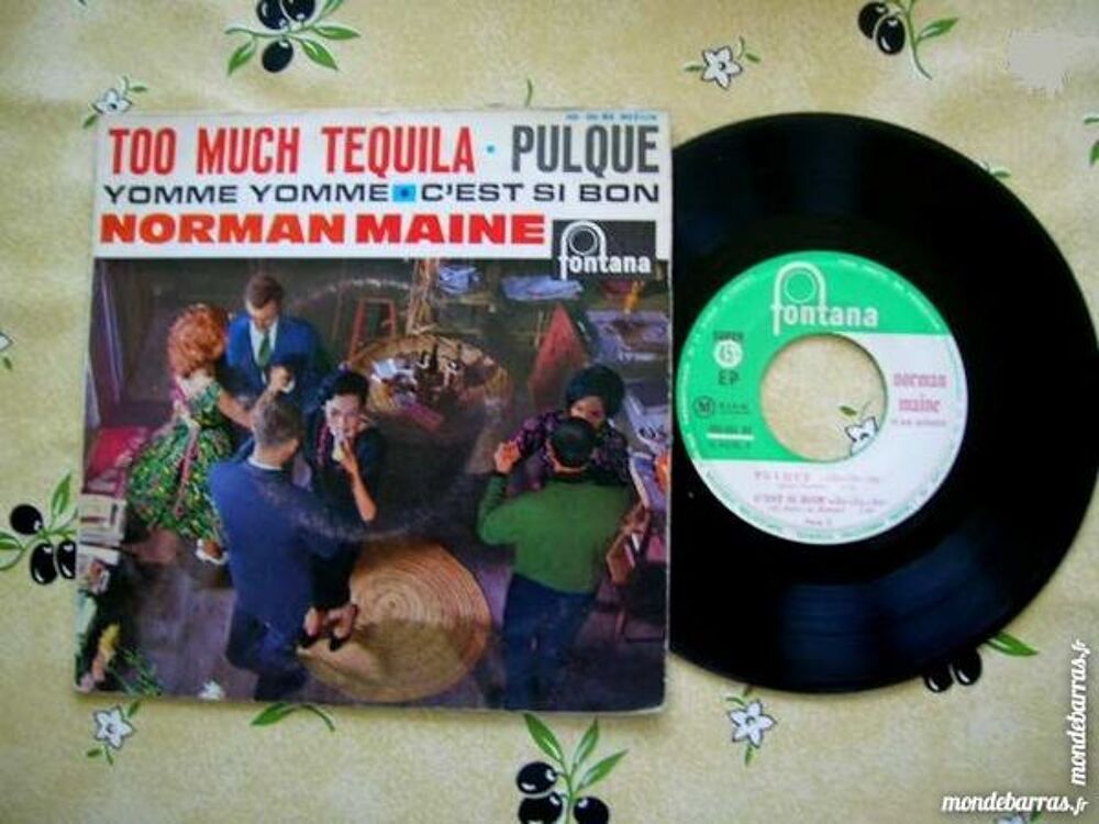 EP NORMAN MAINE Too much tequila - CHA CHA CHA CD et vinyles