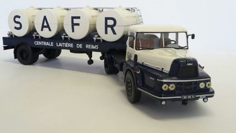 Unic ZU 102 T + semi-remorque citerne &agrave; lait 