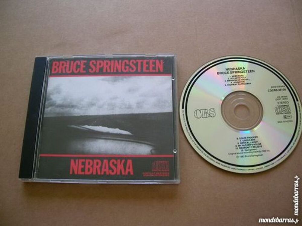 CD BRUCE SPRINGSTEEN Nebraska CD et vinyles