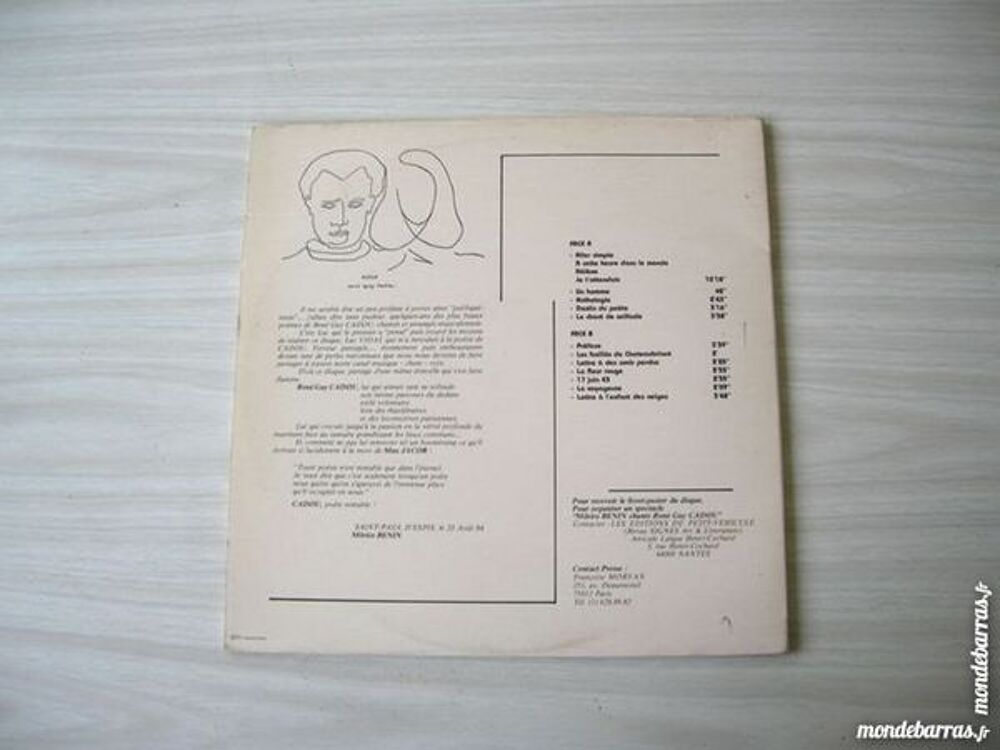 33 TOURS MORICE BENIN Chants de solitude CD et vinyles