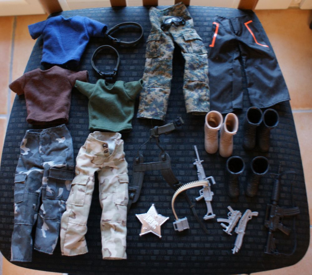 Habits militaire de Big Jim - Poup&eacute;e mannequin homme Jeux / jouets