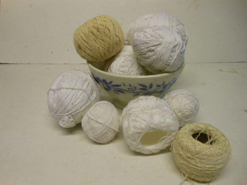 lot fil coton pour crochet pa43 Bricolage