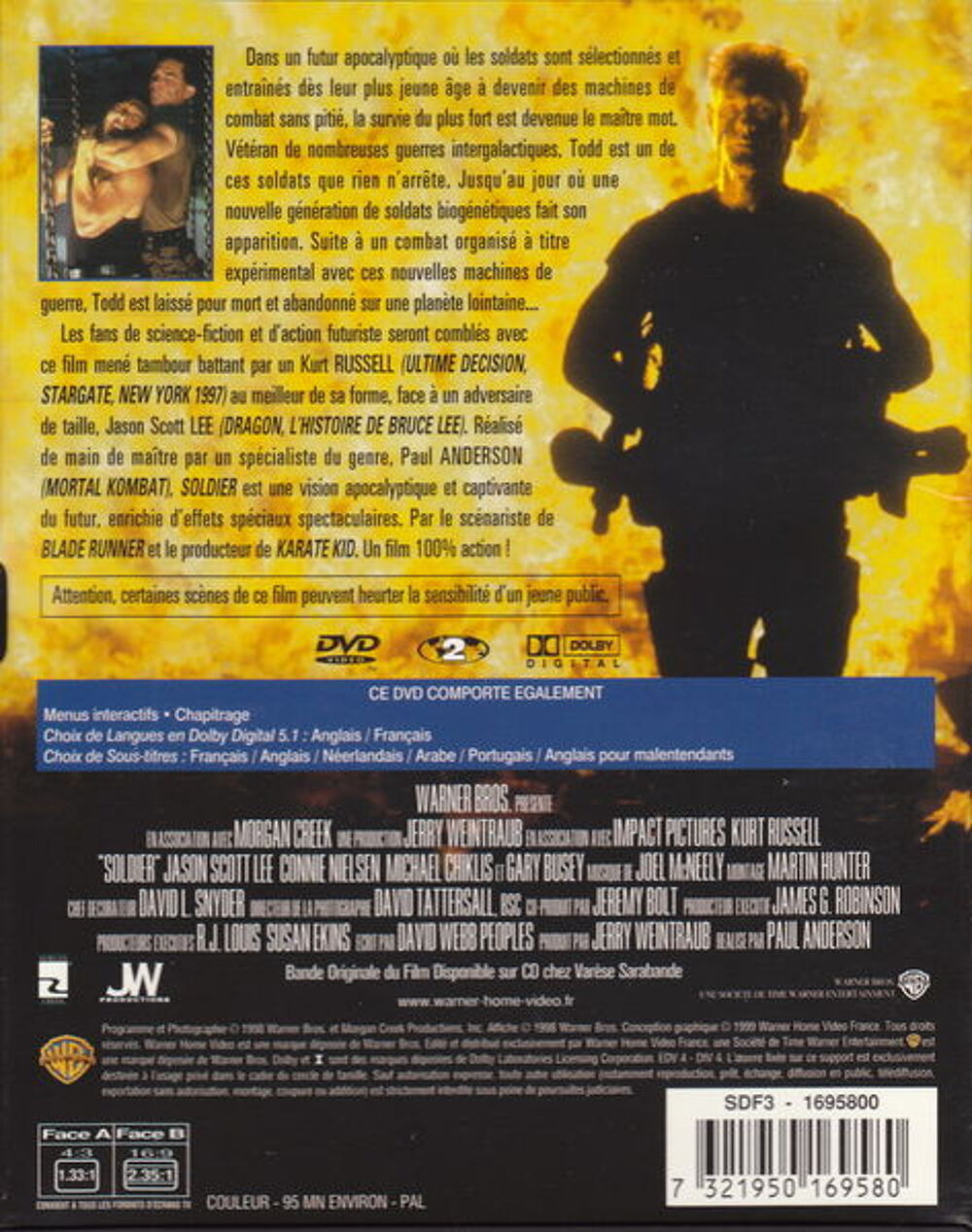 DVD Soldier
DVD et blu-ray
