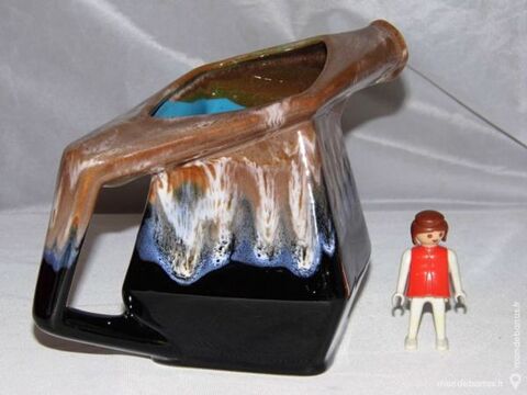 Pichet  eau Carafe VINTAGE faience sign ALPHO 20 Dunkerque (59)