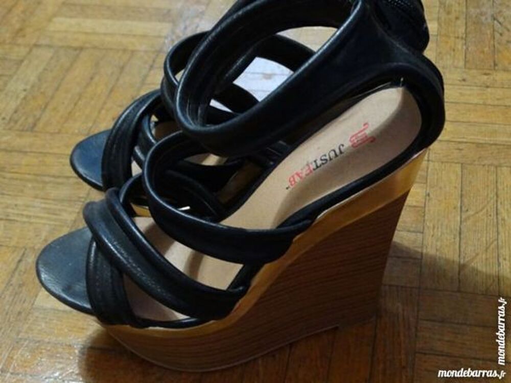Chaussures noir plate forme Chaussures