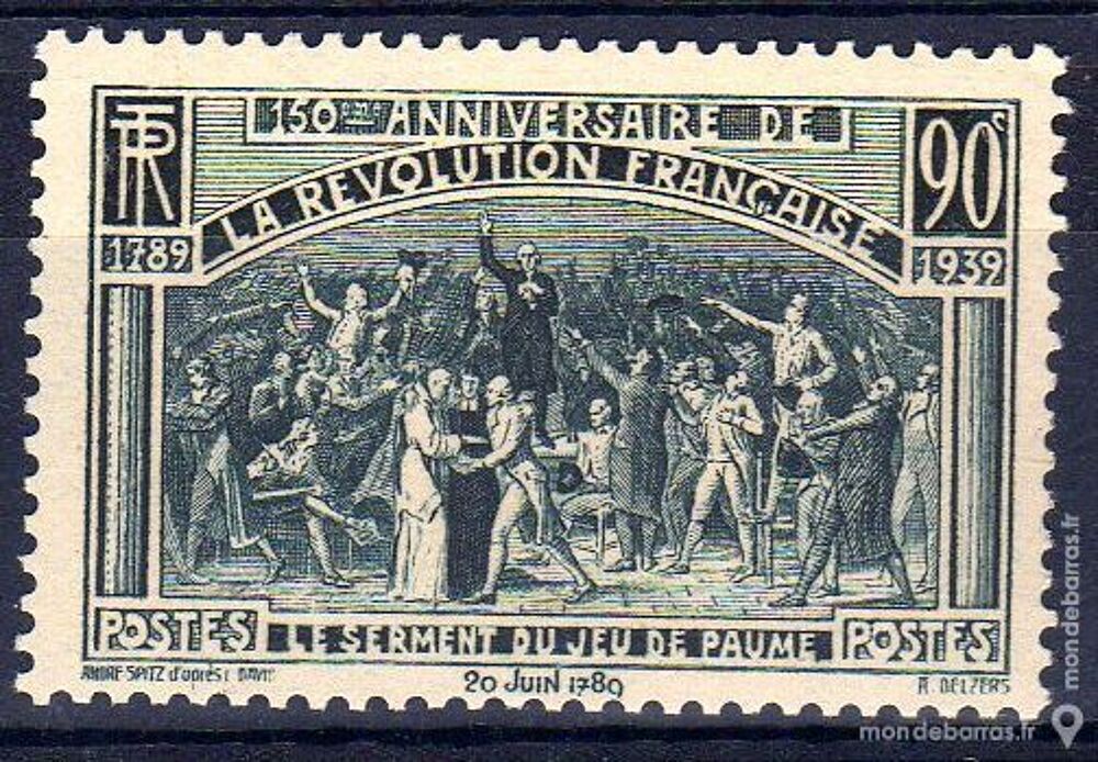 N&deg; 444 Timbre France NEUF** 