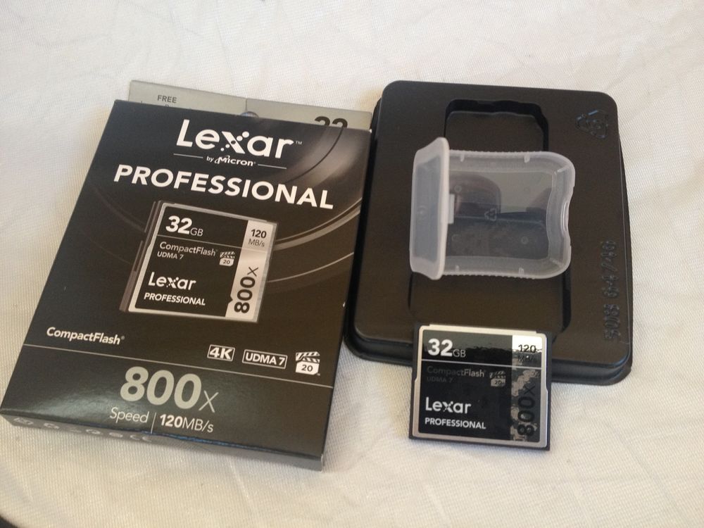 Carte m&eacute;moire CompactFlash Lexar Professional 32GB 120 MB/s Photos/Video/TV