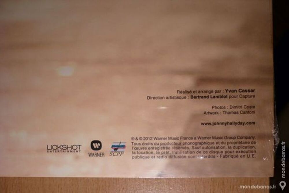JOHNNY HALLYDAY DISQUE &laquo;L'ATTENTE&raquo; CD et vinyles