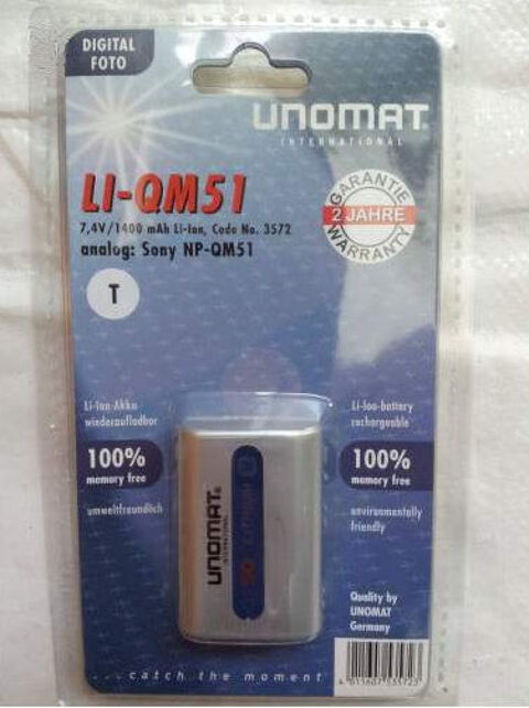 Batterie compatible SONY NP-QM51/NP-FM50 15 Marseille 4 (13)