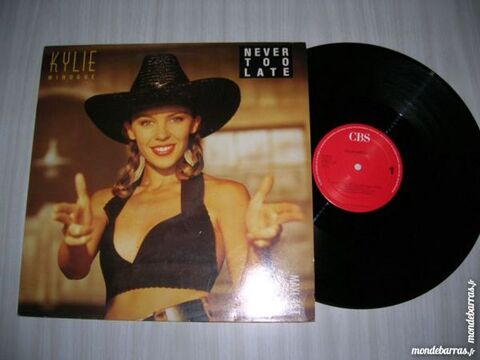 MAXI 45 TOURS KYLIE MINOGUE Never too late 15 Nantes (44)